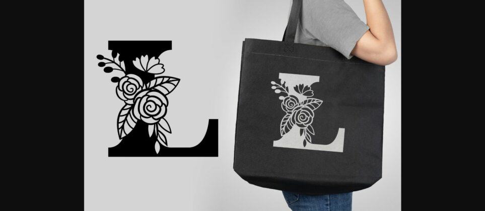 Iris Monogram Font Poster 8