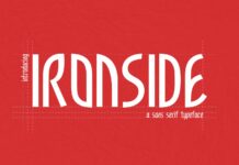 Ironside Font Poster 1