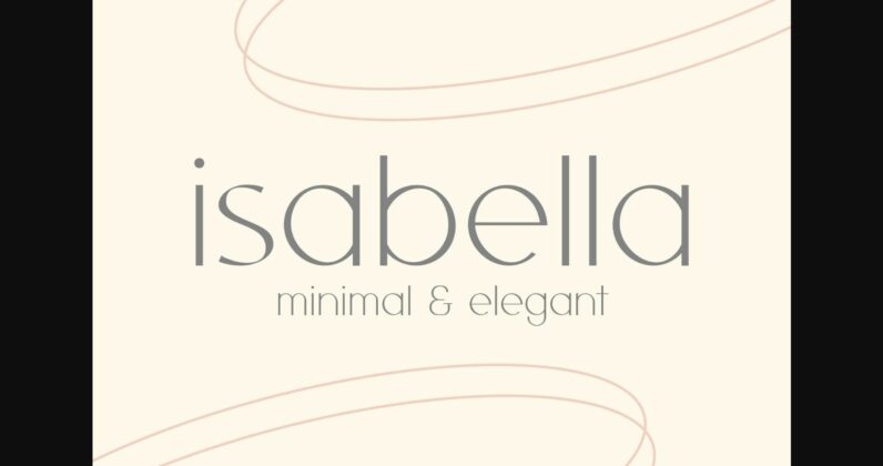 Isabella Font Poster 3