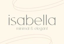 Isabella Font Poster 1