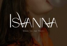 Isvanna Font Poster 1