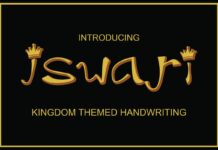 Iswari Font Poster 1