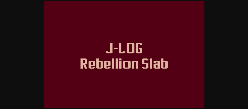 J-LOG Rebellion Slab Poster 3