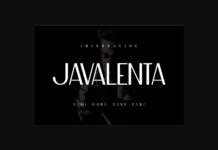 Javalenta Font Poster 1