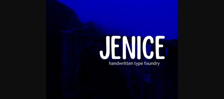 Jenice Font Poster 3