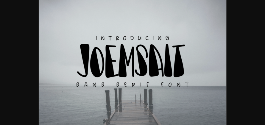 Joemsait Font Poster 3