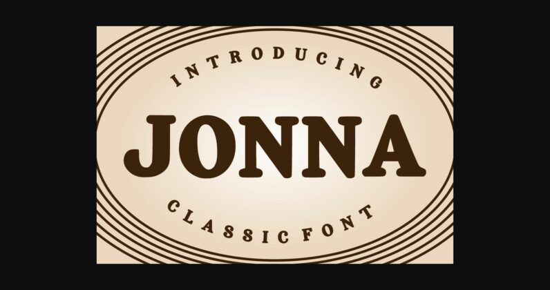Jonna Font Poster 3