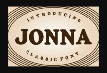 Jonna Font Poster 1