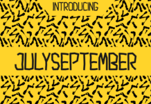 Julyseptember Font Poster 1