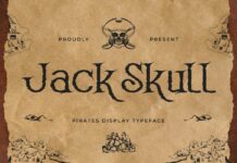 Jack Skull Font Poster 1