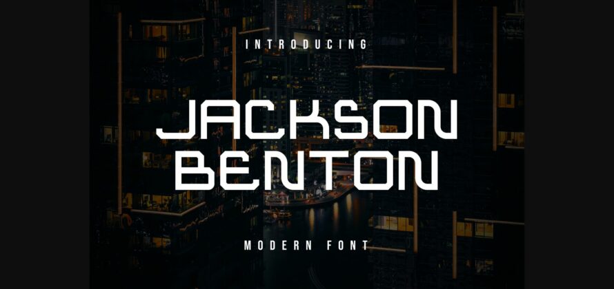 Jackson Benton Font Poster 3