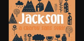 Jackson Font Poster 1