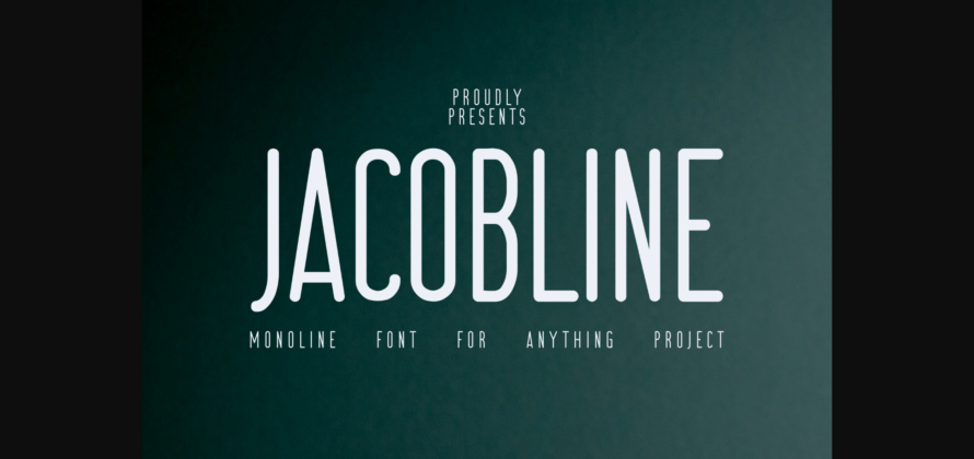 Jacobline Font Poster 3