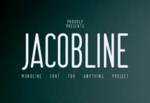 Jacobline Font Poster 1
