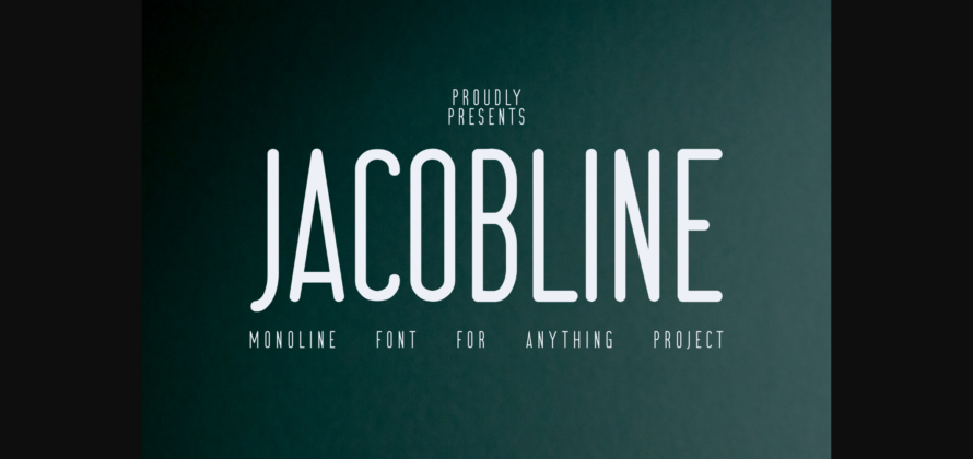 Jacobline Font Poster 1