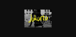 Jakarta Font Poster 1