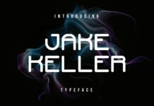 Jake Keller Font Poster 1