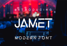 Jamet Font Poster 1