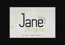 Jane Saloman Font Poster 1