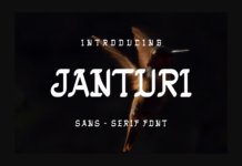 Janturi Font Poster 1