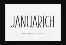 Januarich Font Poster 1