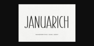 Januarich Font Poster 1