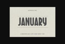 January Font Poster 1