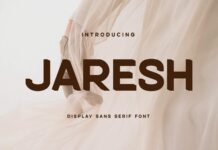 Jaresh Font Poster 1