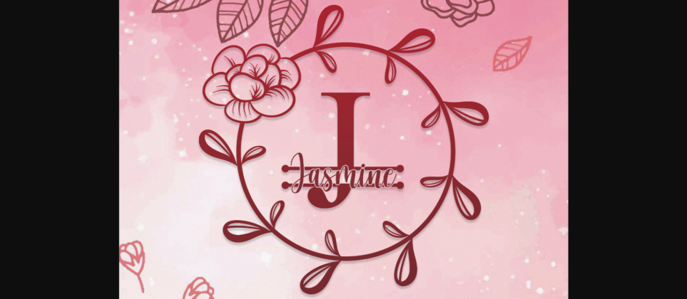 Jasmine Font Poster 3