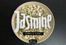 Jasmine Font Poster 1