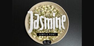Jasmine Font Poster 1