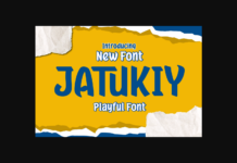 Jatukiy Font Poster 1