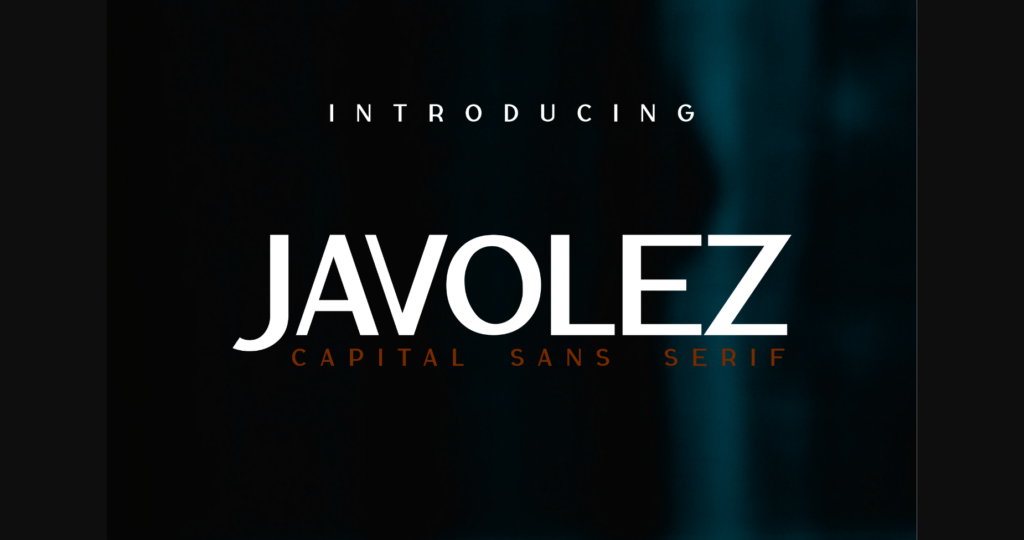 Javolez Font Poster 3