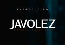 Javolez Font Poster 1