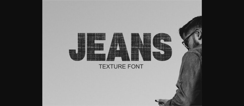 Jeans TM Font Poster 3
