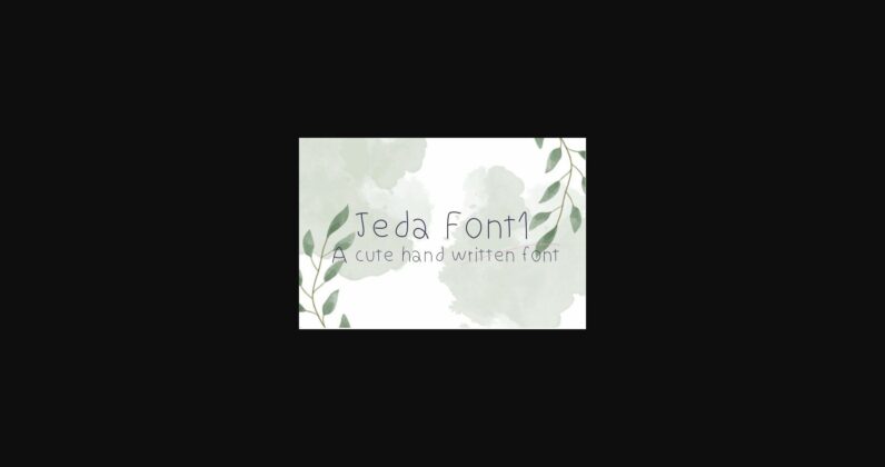 Jeda Font Poster 3