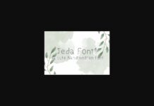 Jeda Font Poster 1