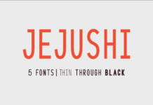 Jejushi Font Poster 1