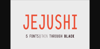 Jejushi Font Poster 1