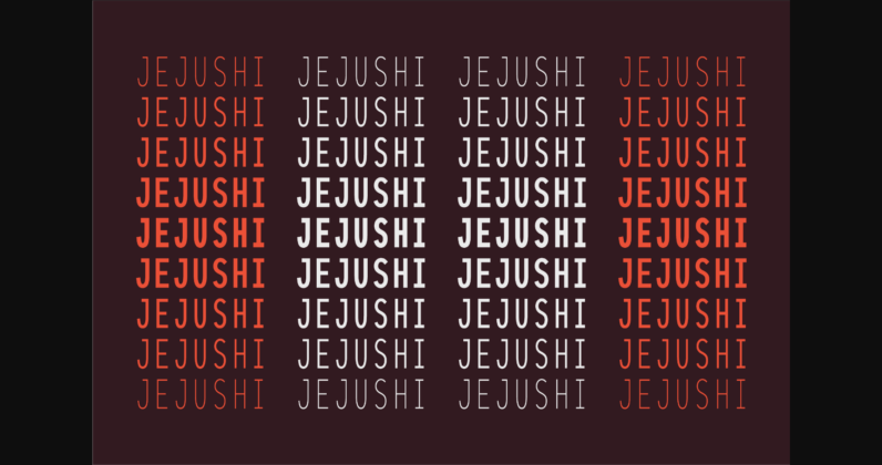 Jejushi Font Poster 4