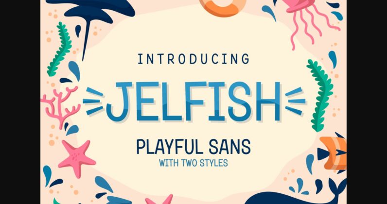 Jelfish Font Poster 3