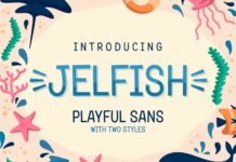 Jelfish Font Poster 1