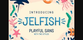 Jelfish Font Poster 1