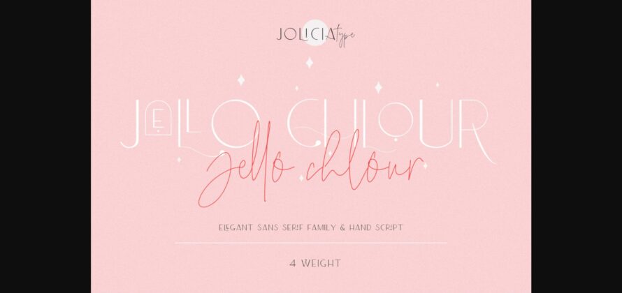 Jello Chlour Font Poster 1