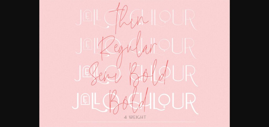 Jello Chlour Font Poster 7