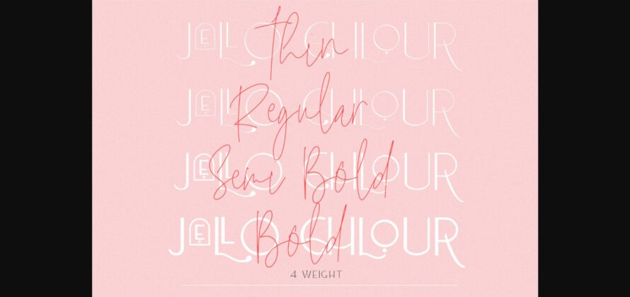 Jello Chlour Font Poster 7