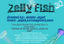 Jelly Fish Font Poster 1