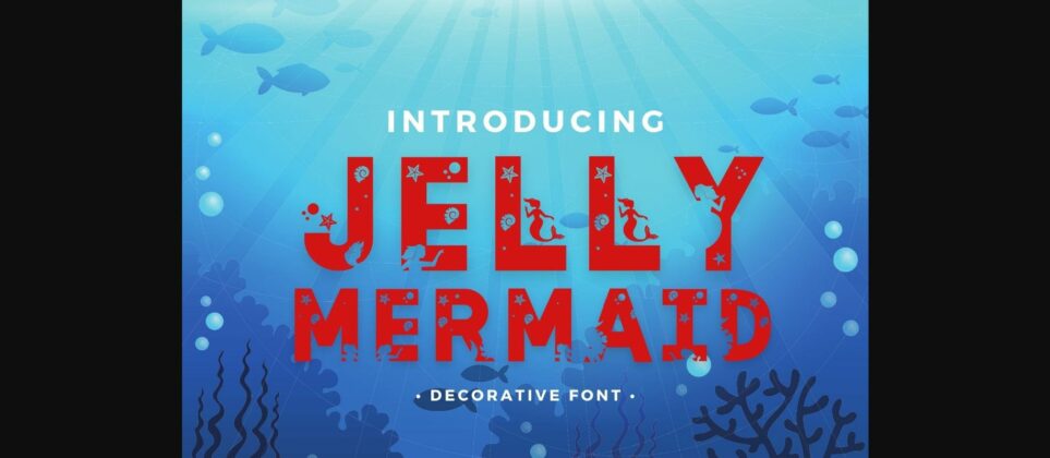 Jelly Mermaid Font Poster 3