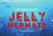 Jelly Mermaid Font Poster 1