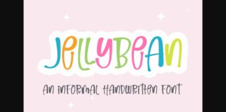 Jellybean Font Poster 1